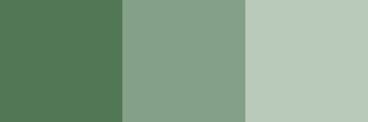 green gradient colours
