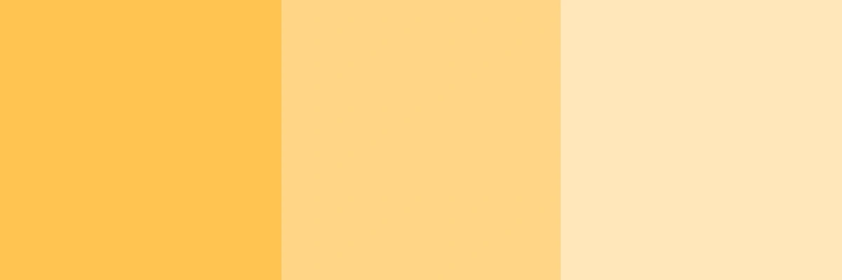 yellow gradient colours